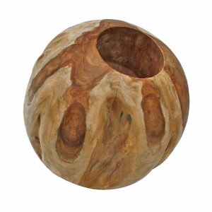 TEAK Svietnik/kvetináč priemer 30 cm