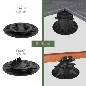 iDeck pedestal 15 - 19 mm