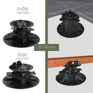 iDeck pedestal 70 - 120 mm