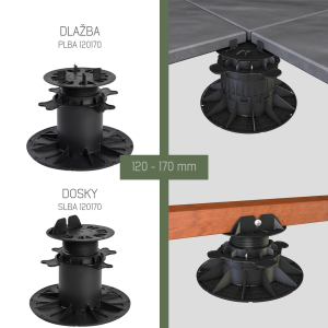 iDeck pedestal 120 - 170 mm