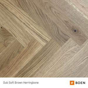 Dub SOFT BROWN Herringbone – drevená podlaha