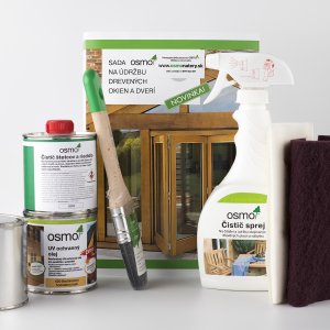 Sada OSMO na údržbu drevených OKIEN a DVERÍ